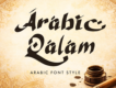 Arabic Qalam Display Font