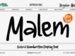 Malem - Display Font