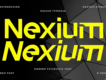 Nexium - Modern Futuristic Font