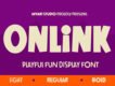 Onlink - Playful Fun Display Font