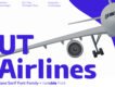 UT Airlines - Sans Serif Font