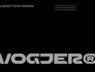 Vogjer - Bold Futuristic Font