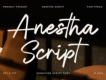 Anestha Script – Signature Font