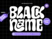 Black Name - Display Font