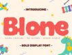 Blone - Bold Display Font