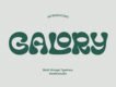 Galory – Retro Bold Display Font