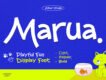 Marua - Playful Fun Display Font