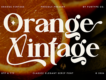 Orange Vintage - Display Serif