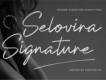 Selovina Signature Font