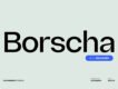 Borscha Typeface