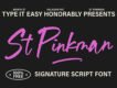 ST Pinkman Signature Script