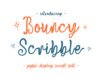 Bouncy Scribble Font