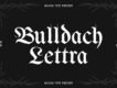 Bulldach Lettra Font
