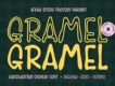 Gramel - Handwritten Display Font