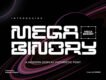 Mega Binory – Display Font