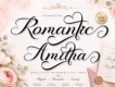 Romantic Amitha - Script Font